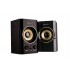 Reproduktor C-Tech SPK-11, 2.0, Wood, Black-Gold, Jack/USB