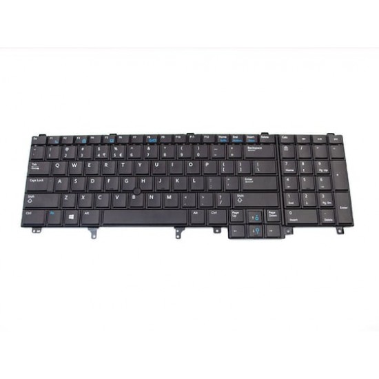 Notebook keyboard Dell US for Latitude E5520, E5530, E6520, E6530, E6540, M4600, M6600