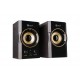 Reproduktor C-Tech SPK-11, 2.0, Wood, Black-Gold, Jack/USB