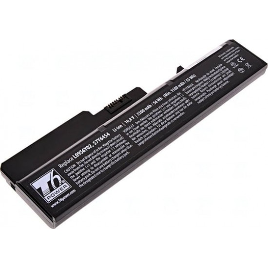 Notebook batéria T6 POWER Lenovo IdeaPad G460, G465, G470, G475, G560, G565, G570, G575, 5200mAh, 56Wh, 6cell