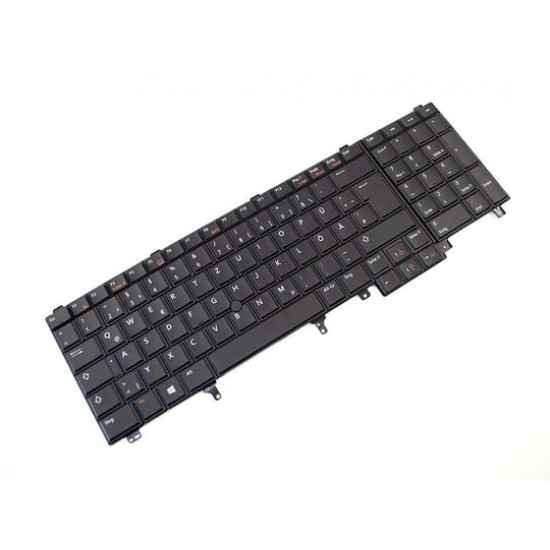 Notebook keyboard Dell EU for Latitude E5520, E5530, E6520, E6530, E6540, M4600, M6600