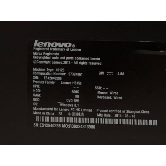 Počítač Lenovo H515s Desktop